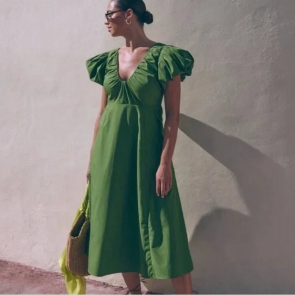 Abercrombie Puff Sleeve Dress